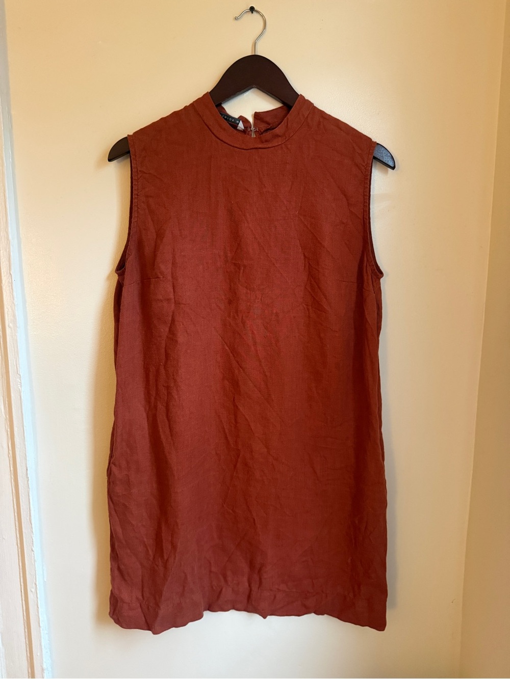 LinenFox Dress in Terracotta